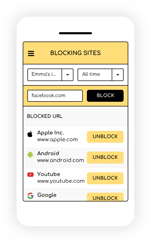 image - blocking sites - Kidsecured